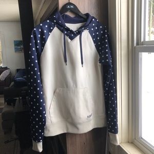 Burton polka dot hoodie